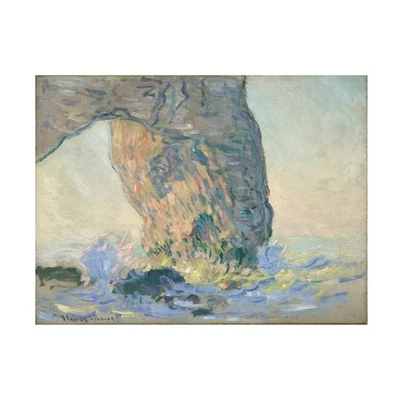 Claude Monet 'Waves At The Manneporte' Canvas Art - Image 1 of 4