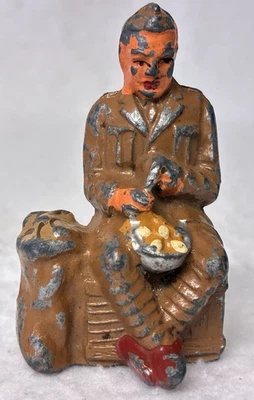 DE COLECCIÓN BARCLAY MANOIL EJÉRCITO DE EE. UU. PATATAS PELADORAS PRIVADAS, 771, 1930, UTILERÍA, ¡REGALO! TAZÓN Foto 1 de 4