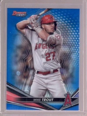 MIKE TROUT 2022 Bowman's Best #14 Blue Refractor #122/150 - Image 1 of 2