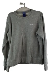 Nike Damen Rundhals Grau Sweatshirt Pullover Sportpullover Club Fleece Gr. L - Bild 1 von 9