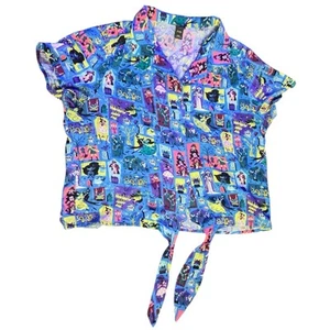 Camisa con corbata abotonada XXL 2XL de los parques de Disney Her Universe para mujer - Imagen 1 de 4