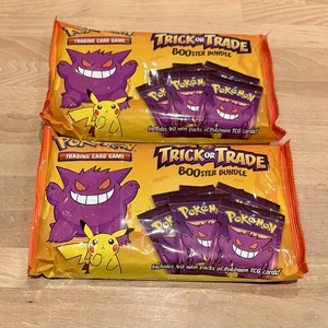 Pokemon 2022 Trick or Treat Trade BOOster Bundle 40 Packs Halloween Karten Neu x2 - Bild 1 von 2