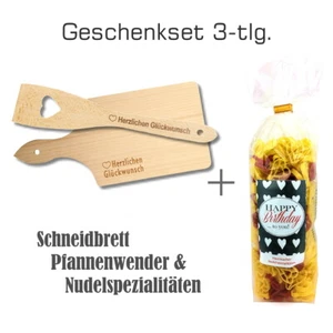Geschenkset zum Geburtstag 3-teilig. / Nudeln "Happy Birthday" / Herzlichen Glüc - Bild 1 von 1
