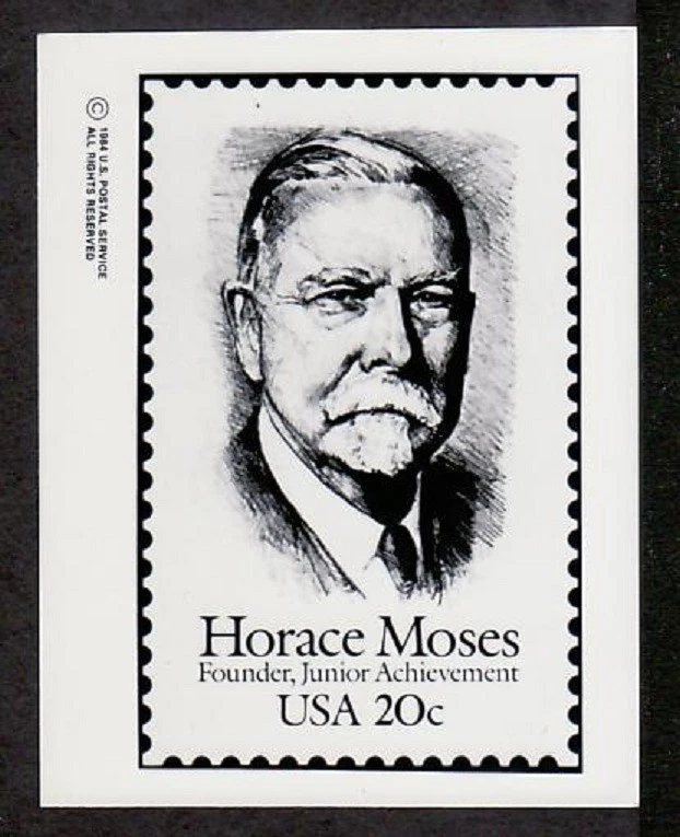 Photo Essay, USA Sc2095 Junior Achievement Founder Horace Moses (1863-1947). - Image 1 of 1