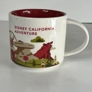 STARBUCKS Disney California Adventure DCA You Are Here Mug RED 14 fl oz - Picture 1 of 8