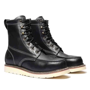 Bonanza Frontier Classic 8 Zoll schwarz Mokka Zehenpartie Stiefel - Bild 1 von 7