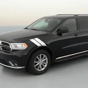 4" Dual Fender Stripe Hash Mark Stripe Decal Graphic Kit For Dodge Durango - Picture 1 of 6