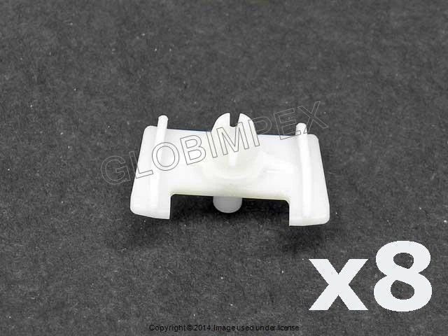BMW E24 E28 (1977-1989)  Moulding Clips with Angle (8) GENUINE + Warranty - Image 1 of 1
