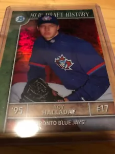 2017 Bowman Draft Roy Halladay Red /5 HOF Nonauto - Picture 1 of 2