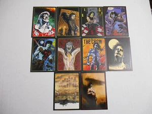 Kitchen Sink The Crow City Of Angels 1996, juego de cartas de persecución 1-10 - Imagen 1 de 4