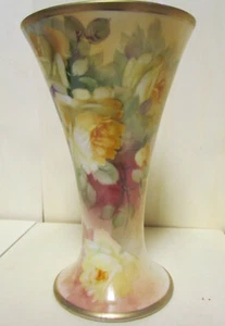 Antique Hand-Painted Vase Signed by Nippon Artist - Picture 1 of 6
