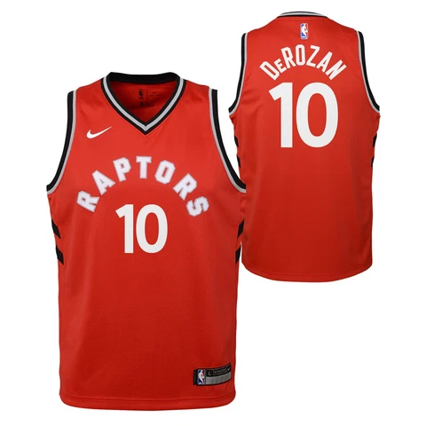 DeMar Derozan Toronto Raptors NBA Nike Youth Red Icon Swingman Jersey Cover