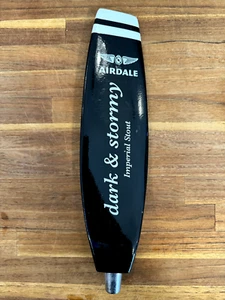 "RARE" Airdale Brewing Co. Dark & Stormy Imperial Stout Tap Handle - Picture 1 of 6