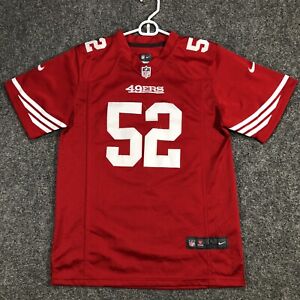 Nike San Francisco 49ers NFL Patrick Willis #52 Youth L Large Jersey Red