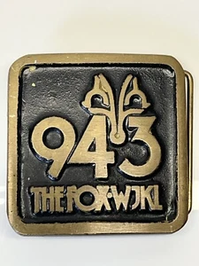 Vintage Dyna Buckle Provo Utah 943 The Fox WJKL - Picture 1 of 4
