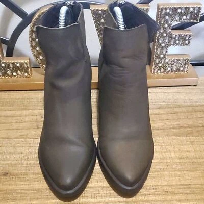 Steve Madden Mujer Botines Verde Pawel Tacón Bloque, Talla 8.5 Foto 1 de 4