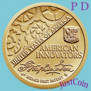 2018 P&D SET AMERICAN INNOVATION INTRODUCTORY UNCIRCULATED TWO GOLDEN DOLLARS - Bild 1 von 3