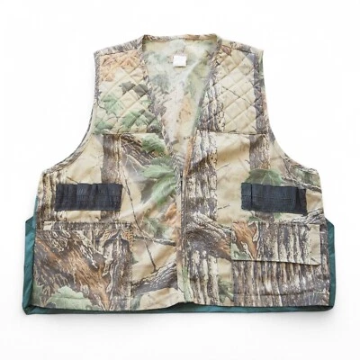 Sports Afield Vintage 80s 90s Realtree Camo Hunting Vest Men's XL - Image 1 of 4