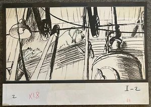 Balto Original Movie Storyboard Drawing Art Animation Doc & Sled Dogs #5 - Picture 1 of 6