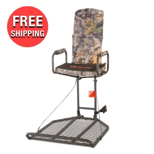Hang On Tree Stand Extreme Comfort Deer Hog Hunting Bow Gun Elevated Platform - Picture 1 of 8