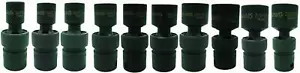 10-Piece 3/8" Drive Metric Universal 6 Point Impact Socket Set, Williams 36910 - Bild 1 von 2