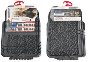 BF Goodrich Front Mat Set FL58110-4 - Ford Trucks Trim-to-Fit 2-Piece Black - Picture 1 of 3