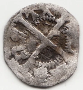 1400 ESTONIA The Livonian Order REVEL Tallin PENNY 1400 - 1420 en muy buen estado. MONEDA DE PLATA - Imagen 1 de 2