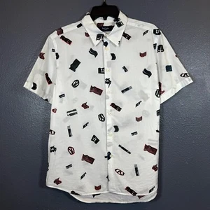 Paul Smith Jeans S men’s (xl kids) white short sleeve button up shirt - Picture 1 of 11