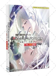 English dubbed of NieR:Automata Ver.1.1a Part 1+2 (1-24End) Anime DVD Region 0 - Imagen 1 de 6