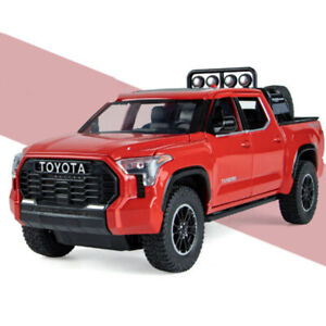  1:22 Tundra Pickup Car Alloy Model Diecast Toy Metal Off-Road Vehicle Collectio