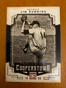 2015 Panini Cooperstown # 50 Jim Bunning - HOF Chronicles Blue 07/25 - Picture 1 of 2
