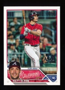 Matt Olson 2023 Topps ASG Foil Stamped Parallel #481 All-Star Game