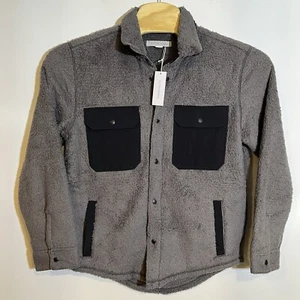 Nuevo Outerknown Para hombres M Gris Sherpa Skyline Vellón Camisa Chaqueta Cazadora Exterior - Imagen 1 de 7