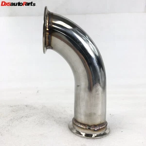 90 Degree Stainless Steel Elbow Adapter Piping 2.5" I.D. V-band Flange Universal - Picture 1 of 9