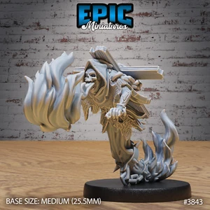 Fire Ghost C | Epic Miniatures | RPG D&D Pathfinder Wargaming - Imagen 1 de 2