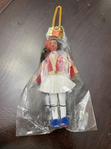 Vtg Evelt Porcelain 6.5" Doll Figurine Dressed In Traditional Greek Costume NWT - Picture 1 of 4