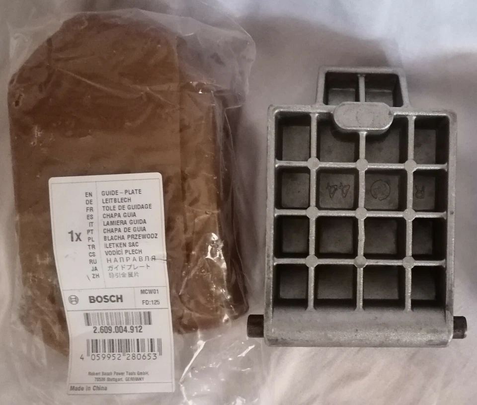 Gegenplatte Druckplatte Leitblech Häcksler BOSCH AXT 22 + 25 D 2609004912 NEU - Bild 1 von 1
