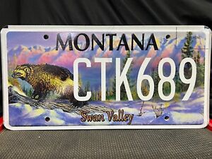 SWAN VALLEY MONTANA LICENSE PLATE