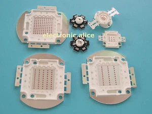 1W 3W 5W 10W 20W 30W 50W 100W Red 620nm High Power LED Chip Light Lamp DIY I - Picture 1 of 10