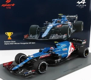 1/18 Renault F1 A521 E-Tech 20B Alpine N. 31 Winner 2021 Hungary by Spark 18S600 - Picture 1 of 7