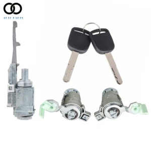 Ignition Switch Cylinder+2 Door Lock Cylinder+2 Key For 03-05 Honda Civic LX/EX - Bild 1 von 8