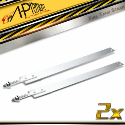2 peças correias de tanque de combustível para Chevy C10 K20 R30 V3500 GMC C15 C1500 K15 K2500 V3500 - Imagem 1 de 4