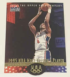 1996 Upper Deck USA 1995 NBA MVP David Robinson Diecut Card - Picture 1 of 1