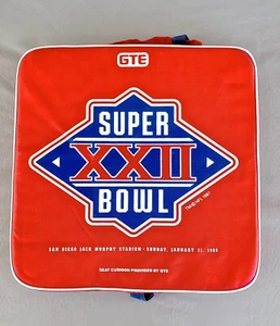 Super Bowl XXII Seat Cushion Redskins vs. Broncos San Diego 1988 - Picture 1 of 4