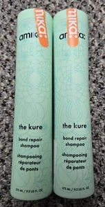 Menge 2 Flaschen Amika the Kure Bond Repair Shampoo 9,2 Unzen neu versiegelt Neu ohne Verpackung - Bild 1 von 1