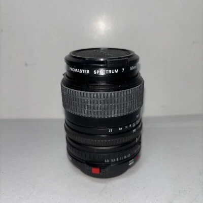 Canon Promaster Spectrum 7 Lens 52mm MC-UV 1A Camera 1:35 ~45 f=28~70mm - Image 1 of 4