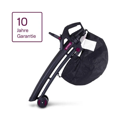 4in1 Akku Laubsauger Laubbläser LBS720BL Gomag | 210 km/h | 45L Fangsack & Gurt - Bild 1 von 4