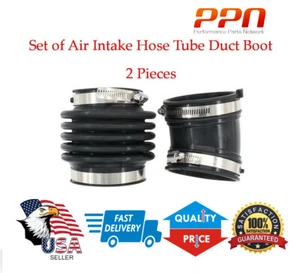 Juego de 2 botas de conducto de tubo de manguera de admisión de aire para Infiniti M35 M45 2006-2009 V6 3,5 L - Imagen 1 de 3