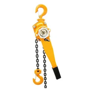 XtremepowerUS Engine Hoist 3/4-Ton Steel Block Chain Lever Puller Lifter Yellow - Picture 1 of 4