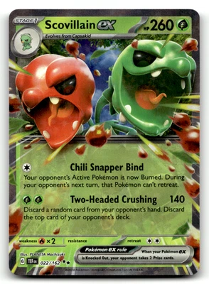 Scovillain ex 022/162 Holo Double Rare SV05: Temporal Forces LP - Image 1 of 2